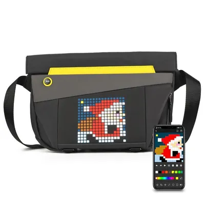 Obrázek produktu pro Divoom Bauchtasche Pixoo Slingbag-V - schwarz
