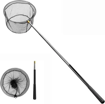 Produktbild von Skimmer mit Teleskopstange - Reinigungsnetz für Pool, Teich und Spa