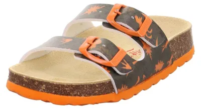 Produktbild von Superfit Fussbettpantoffel 1-800111, Hausschuh, ORANGE/Mehrfarbig 5400, 36 EU
