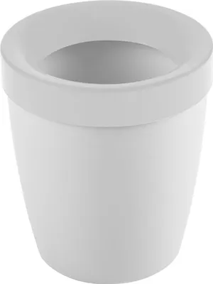 Produktbild von Sunware Tiglo Tischabfalleimer 1,5 L weiß 14 x 14 x 22 cm