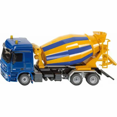 Zdjęcie produktu dla Siku 3539, Betonomieszarka, Wstępnie zmontowany, 1:50, Metal, Plastik, 3 lat(a), Czarny, Niebieski, Żółty