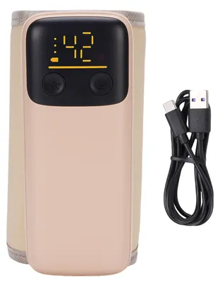 Produktbild von Tragbarer Flaschenwärmer mit LCD-Bildschirm, schneller Babymilchwärmer, 6 Temperaturstufen, 6000 mAh