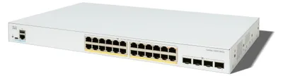 Immagine prodotto di Cisco Catalyst 1300X-24P-4X - Switch - L3 - managed - 4 x 10 Gigabit SFP28 + 24 x 10/100/1000 (PoE+) - an Rack montierbar (385 W)