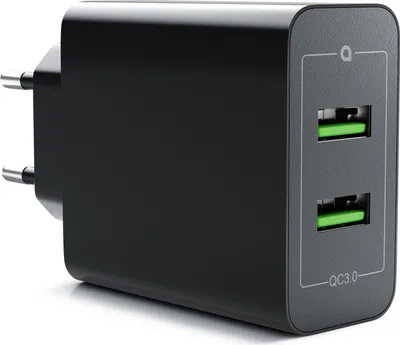Obrázok produktu pre Aplic 2-portová nabíjačka USB Quick Charge 36 W / 6000 mA / funkcia rýchleho nabíjania
