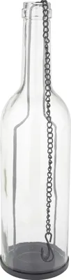 Produktbild von VBS Windlicht "Flasche", Glas, Höhe 29 cm