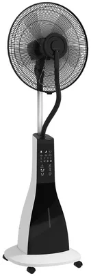 Produktbild von Zimilo Standventilator mit Wassernebel, 90W Luftkühler mit 3L Tank, 3 Geschwindigkeiten, 75° Oszillation, 15° Neigung, 7,5h Timer, Fernbedienung