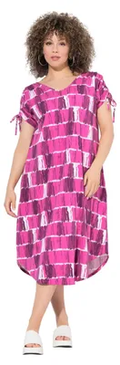 Produktbild von Ulla Popken Damen große Größen Übergrößen Plus Size Kleid, Batikstreifen
