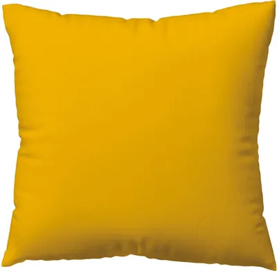 Produktbild von Schlafgut Knitted Jersey Kissenhülle 40x40cm Yellow Deep Kissenbezug Baumwollgemisch