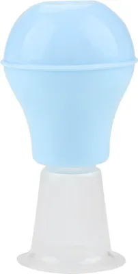 Produktbild von Frauen tragbare Soft-Cups-Korrektur für umgekehrte flache Brustwarzen Aspirator Puller (blau)