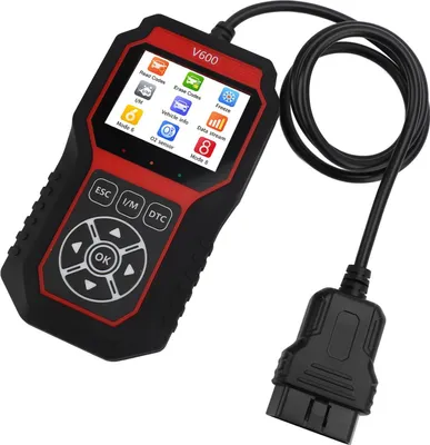 Zdjęcie produktu dla V600 Samochodowy skaner OBD 2,8-calowy kolorowy ekran TFT One Click I M Wbudowana karta pamięci Czytnik kodów usterek silnika
