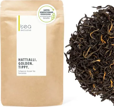 Produktbild von Hattialli Golden Tippy, Schwarzer Tee, Assam, 100g