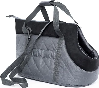 Zdjęcie produktu dla Torba transportowa dla zwierząt rozmiar 3 - 50×30×32 cm, wodoodporna i łatwa w pielęgnacji, z paskiem na ramię i karabińczykiem