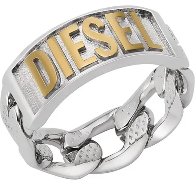 Image de Bagues pour hommes Diesel, en acier inoxydable