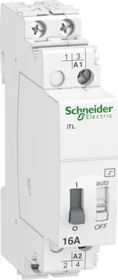 Image de Acti9, iTL télérupteur 16A 2NO 230...240VCA 110VCC 50-60Hz - SCHNEIDER ELECTRIC - A9C30812