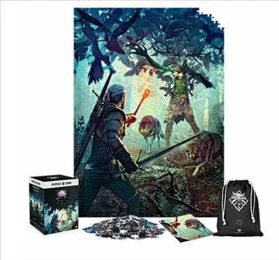 Zdjęcie produktu dla Wiedźmin Premium Puzzle Leshen (1000 elementów)