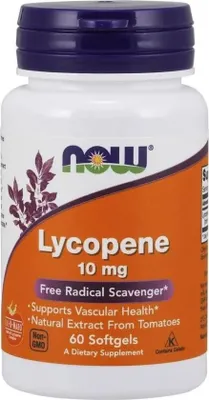 Productafbeelding van NOW Foods Lycopeen, 10 mg, 60 softgels 1360
