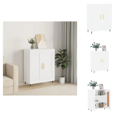 Obrázok produktu pre vidaXL Príborník biely 69,5x34x90 cm Materiál na báze dreva - Príborníky