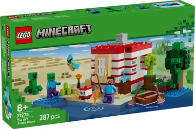 Obrázok produktu pre LEGO Minecraft TNT dom v džungli, Stavebnica, 8 rok / roky, Plast, 287 kusov, 494 g
