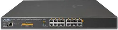 Immagine prodotto di PLANET 8-Port 60W Managed Gigabit Ultra PoE Injaector Hub