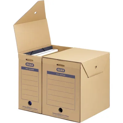 Image de ELBA Archiv-Schachtel standard tric System, naturbraun