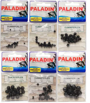Produktbild von Paladin Gummiperlen Perlen Perle für Sbirulino Posen , Größe/Packungsinhalt:3mm / 20 Stück