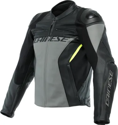 Produktbild von Dainese Racing 4 Motorrad Lederjacke, grau/schwarz, 46