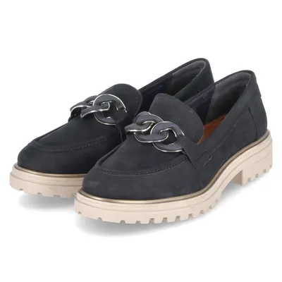 Produktbild von Tamaris Damen Slipper/ Loafer Blau RaulederGröße:36