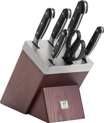 Image de ZWILLING Pro Set de couteaux 7 pièces, frêne brun