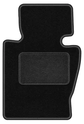 Produktbild von Fahrermatte Velours für BMW X3 E83 2003-2010 (SUV) – 1-tlg, Schwarz, passgenau – Wielganizator LUX