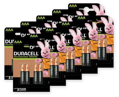 Produktbild von Duracell - Batterie wiederaufladbare Duracell AAA Ultra RCR 900mah | Blasen Sie ein 4 -Stück | 10 Stück