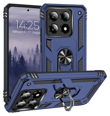 Produktbild von Armor Outdoor Handyhülle für Xiaomi 14T Pro Handy Panzer Case Cover Schutzhülle Farbe: Blau