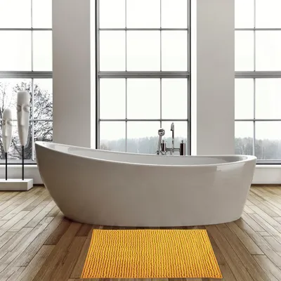 Image de Tapis De Bain Chenille 40 X 60 Cm Safran - Msv Spirella Ld