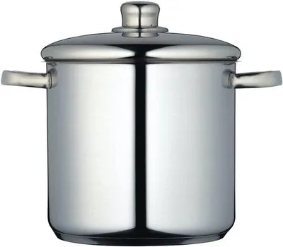 Produktbild von Edelstahltopf mit Deckel 5,5 Liter silber induktionsfest