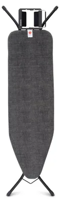 Produktbild von Brabantia Bügeltisch B + Bügeleisenhalter - 124 x 38 cm - Denim Schwarz