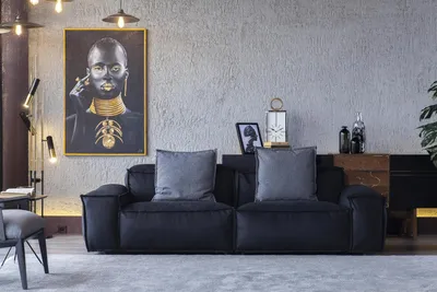 Produktbild von Gemütliche Dreisitzer Couch Polster Sofa Möbel Stoff Couchen Wohnzimmer