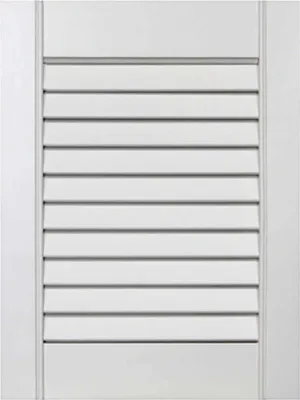 Produktbild von ben+camilla.com offene Lamellentür 39,5x29,4cm weiß PREMIUM LACKIERT Massivholz Kiefer