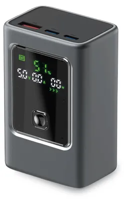 Produktbild von LCD-Power Bank 10.000 mAh mit PD 35 W