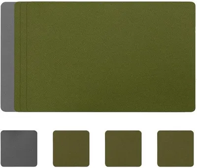 Obrázok produktu pre Podložky pod tanier a podložky pod riad – sada 4 ks – ekologické PVC – 30 x 43 cm