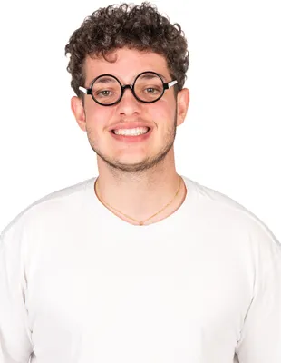 Produktbild von Smiffys Schuljungen-Brille, Schwarz, Keine Gläser Halloween und Karneval