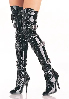 Produktbild von SEDUCE-3028 Damen Boots von Pleaser, Schwarz  , EU 42, US 12
