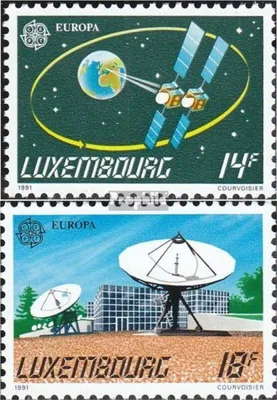 Produktbild von Briefmarken Luxemburg 1991 Mi 1271-1272 (kompl.Ausg.) postfrisch Europäische Weltraumfahrt