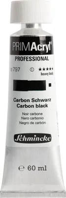 Produktbild von Carbon Schwarz 60ml - PRIMAcryl Acrylfarbe Schmincke 13 797 011