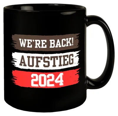 St. Pauli Aktionsbecher 2024 schwarz, 300 ml, Keramik