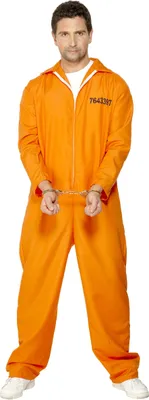 Produktbild von Psycho Gefangener Ausbrecher Kostüm orange