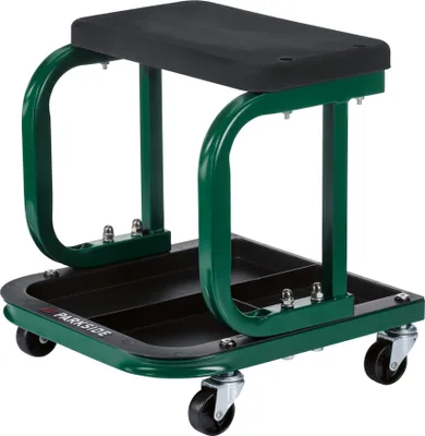 Produktbild von PARKSIDE® Werkstatt-Rollsitz mit Ablagefächern, Stahl, Kunststoff, L 370 x B 350 x H 390 mm, 125 kg
