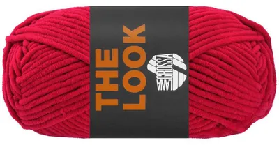 Produktbild von Lana Grossa THE LOOK 100 g samtig weiches und stabiles Chenillegarn 120 m Farbe 006 - Rot