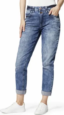 Produktbild von Stooker Women DAVOS DENIM Damen Boyfriend-Jeans Boyfriend Fit 50 (Länge 30) heavy used blue
