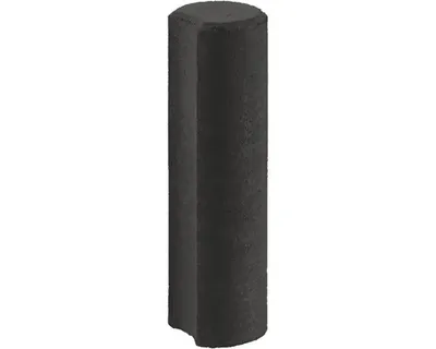 Produktbild von Rundpalisade mit Hohlkehle anthrazit 11 cm x 40 cm
