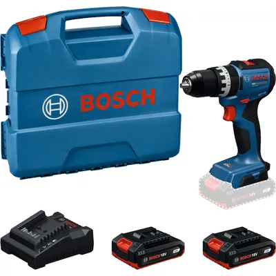 Produktbild von Bosch Akku-Schlagbohrschrauber GSB18V-52, 2 x Akku GBA 18V 2.0Ah in L-Case