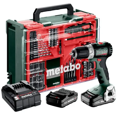 Imagen del producto de Metabo BS 18 L BL: Juego de taladro atornillador inalámbrico